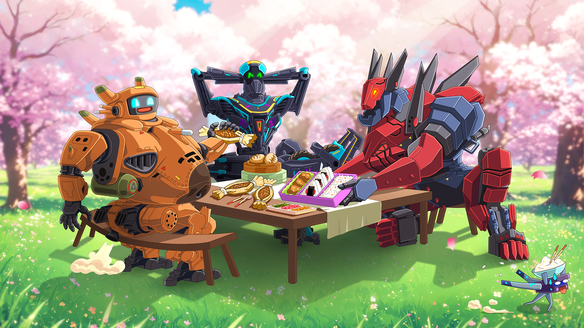 2D-иллюстрация для рекламного креатива War Robots