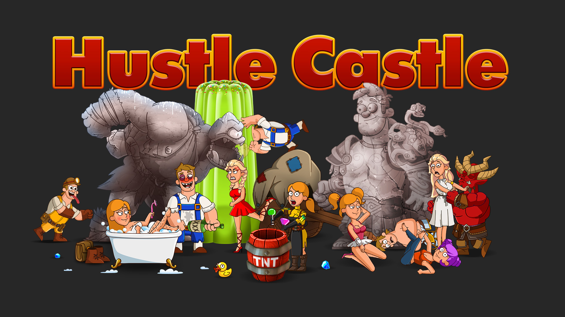 2D game art для Hustle Castle
