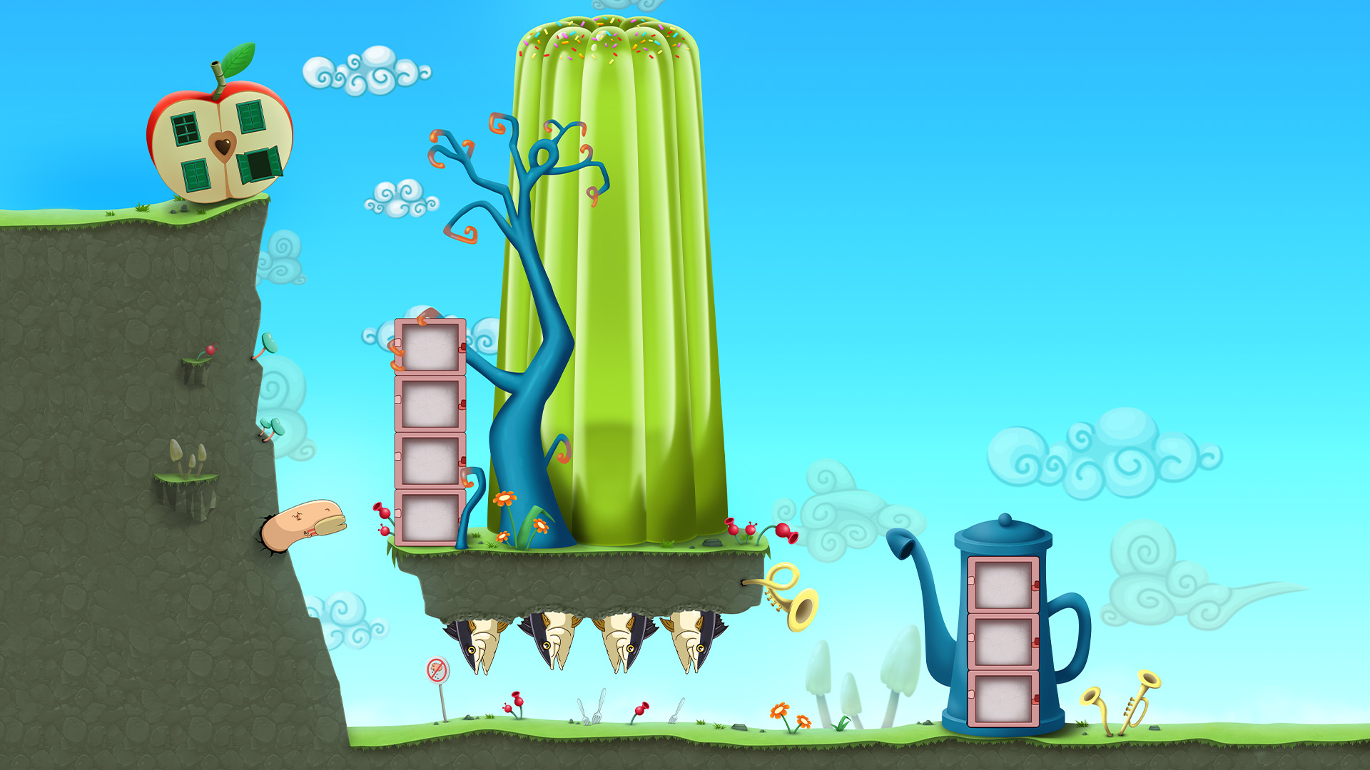 2D game art локации для Hustle Castle