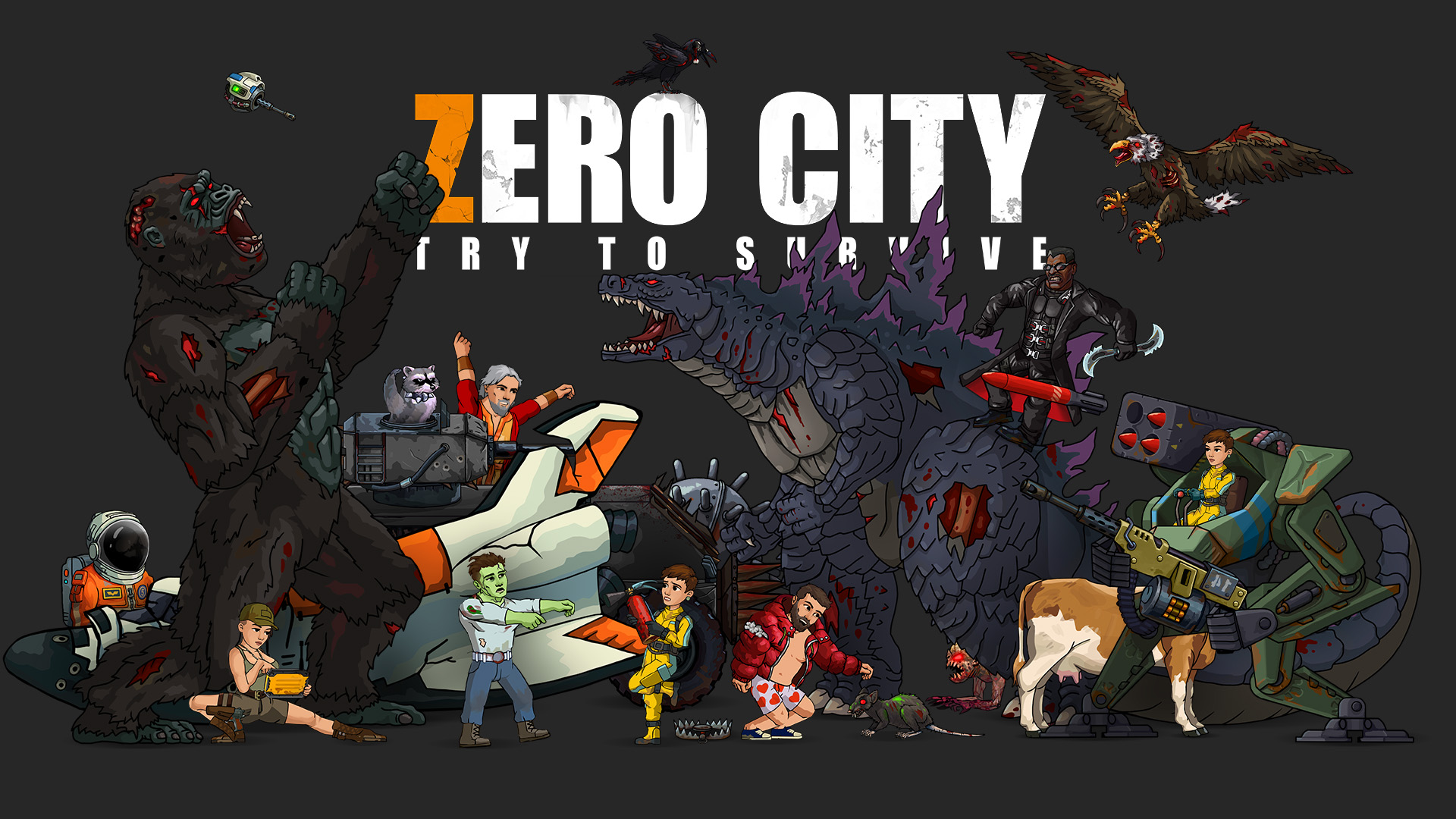 2D game art для Zero City